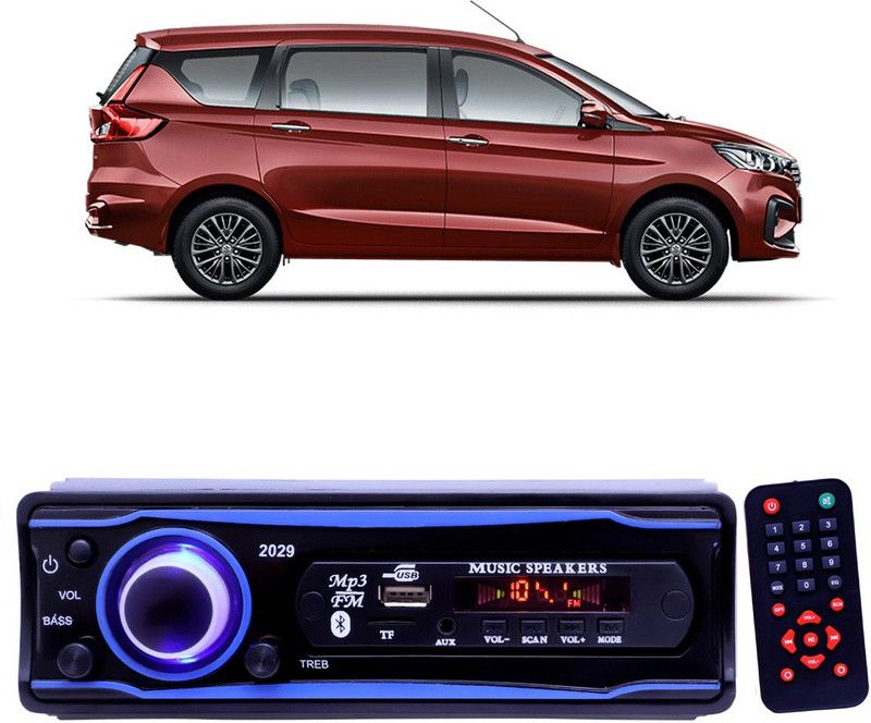 YUNEIK Blue Stereo-999 BLUETOOTH/USB/SD/AUX/FM/MP3 (BLUE & Black)Y-321 Car Stereo  (Single Din)