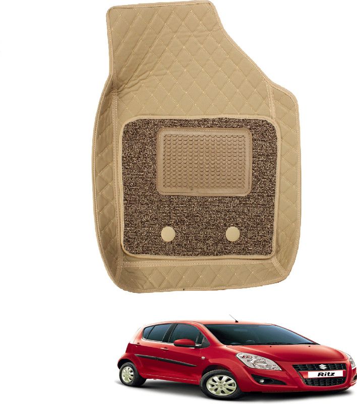 Auto Hub Leatherite 7D Mat For Maruti Suzuki Ritz  (Beige)