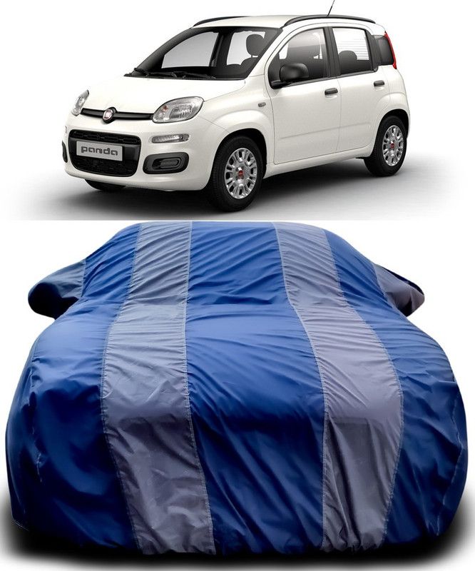 THE REAL ARV Car Cover For Fiat Panda (With Mirror Pockets)  (Blue, Grey)