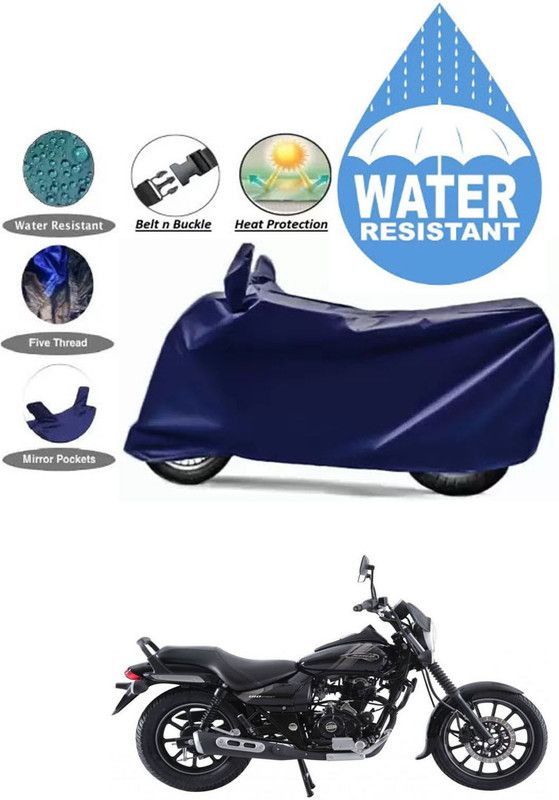 RONISH Two Wheeler Cover for TVS  (Avenger 180 Street, Blue)