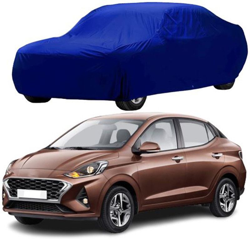Aruna Motive Car Cover For Hyundai Elite i20 Asta Option 1.2 (With Mirror Pockets)  (Blue, For 2021 Models)