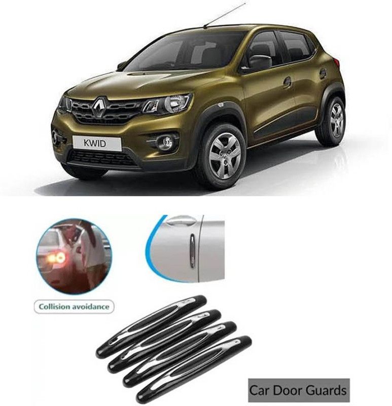 Etradezone Plastic Car Door Guard  (Black, Pack of 4, Renault, Kwid)