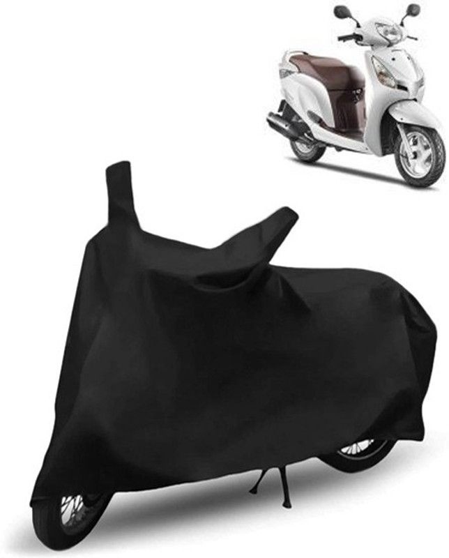 ubenio Two Wheeler Cover for Honda  (Aviator, Black)