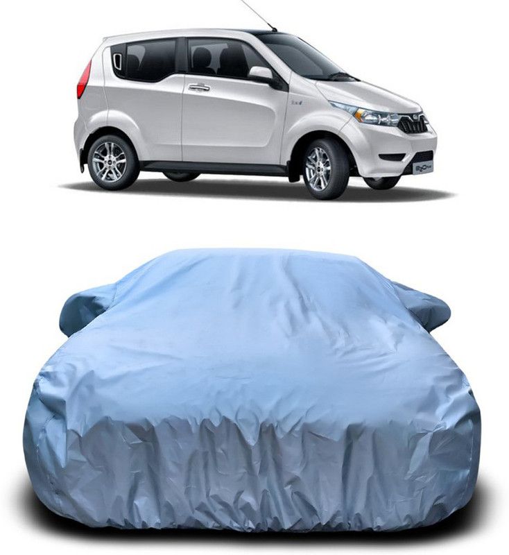 Genipap Car Cover For Mahindra e2o NXT (With Mirror Pockets)  (Silver)