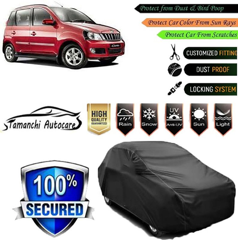 Tamanchi Autocare Car Cover For Mahindra Quanto  (Black)