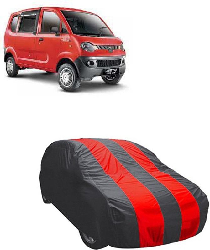 RAIN SPOOF Car Cover For Mahindra Jeeto (Without Mirror Pockets)  (Red, Grey, For 2005, 2006, 2007, 2008, 2009, 2010, 2011, 2012, 2013, 2014, 2015, 2016, 2017, 2018, 2019, NA Models)