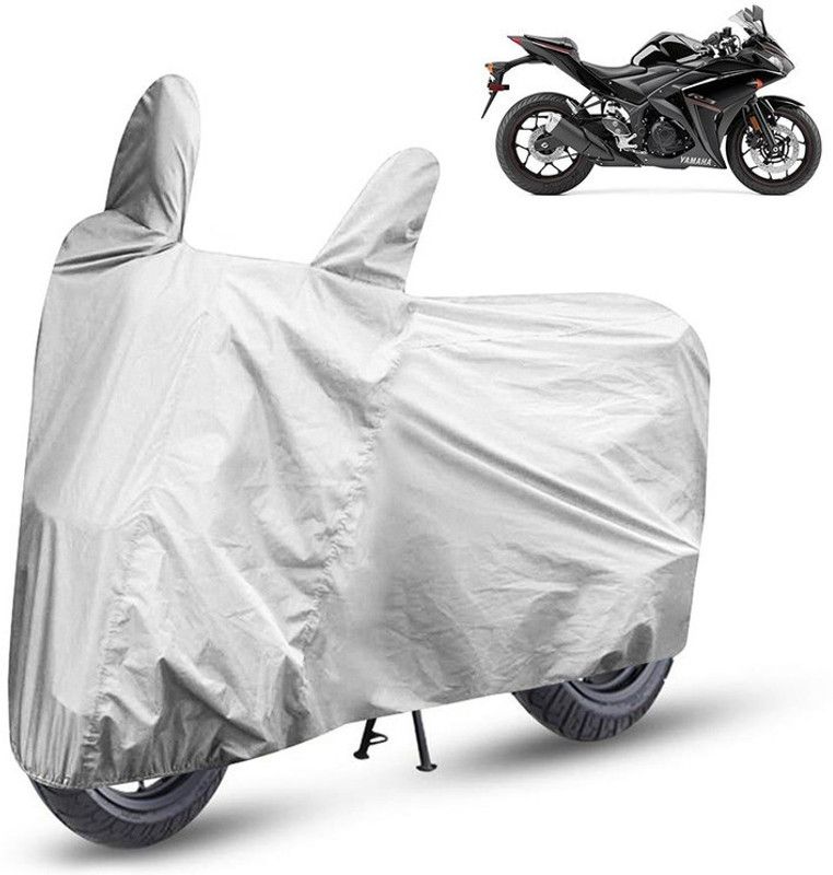 HMS Two Wheeler Cover for Yamaha  (YZF R3, Silver)