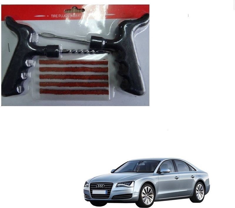 AuTO ADDiCT Car Tool Safety With 5 Strip Tubeless Tyre Puncture Repair Kit For Audi A8 Tubeless Tyre Puncture Repair Kit