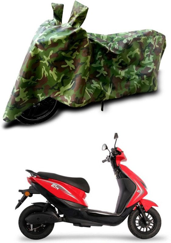 ANTHUB Two Wheeler Cover for Ampere  (Green)