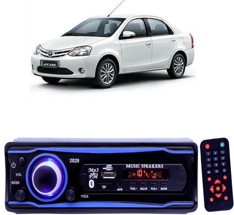 YUNEIK Blue 2029 USB/AUX/SD/BLUETOOTH/FM/MP3 BOOM MASTER STANDARD- Y 574 Car Stereo  (Single Din)