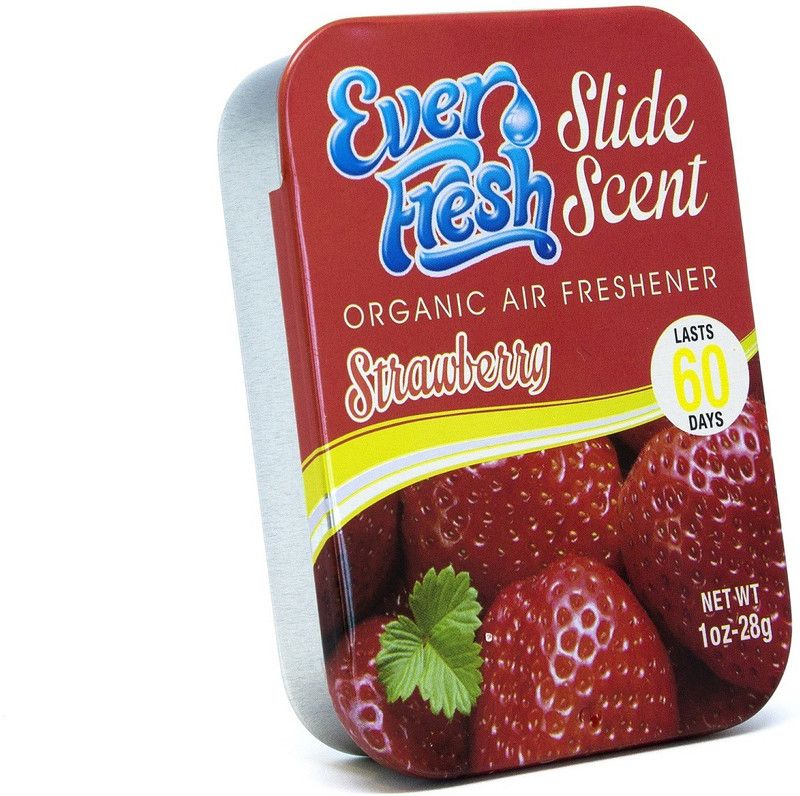 everfresh STRAWBERRY ORGANIC SLIDE SCENT Car Freshener  (28 g)