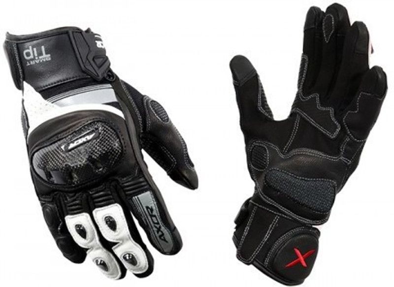 Axor Striker Riding Gloves  (Black, White)