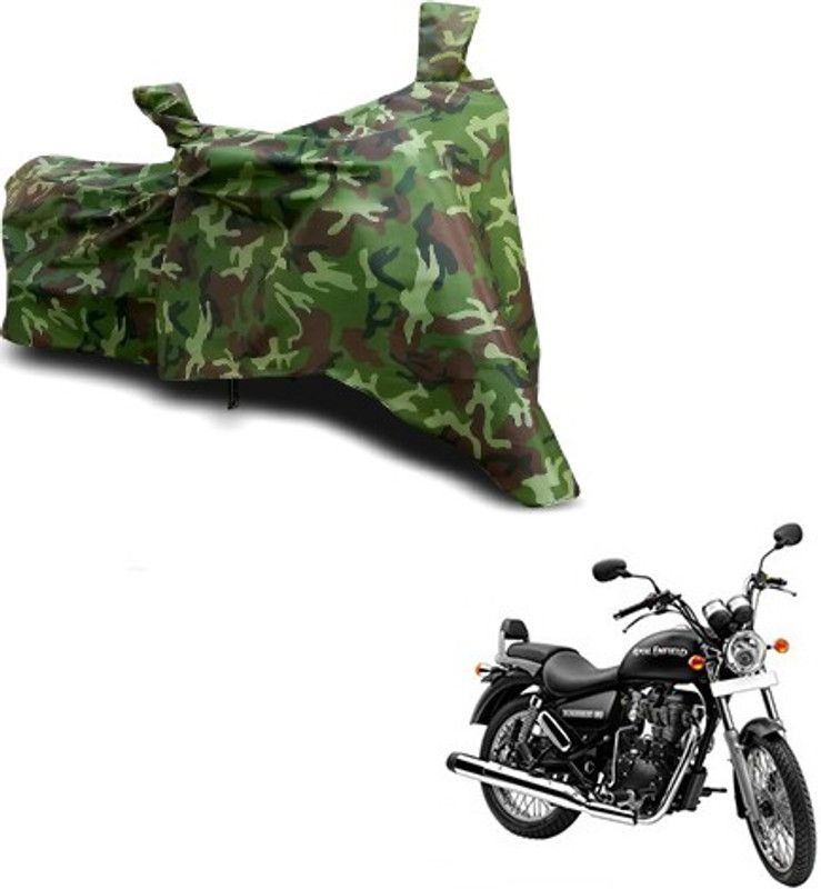 APNEK Waterproof Two Wheeler Cover for Royal Enfield  (Electra Delux, Multicolor)