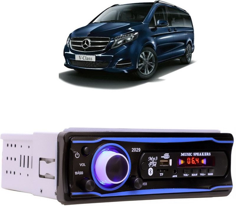 Bluedrum Blue Stereo-999 BLUETOOTH/USB/SD/AUX/FM/MP3 (BLUE & Black)-415 Car Stereo  (Single Din)