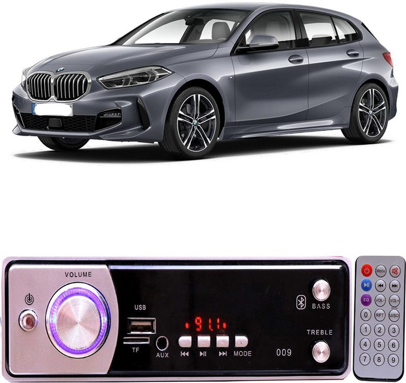 Purpleheart Silver009 BLUETOOTH/USB/SD/AUX/FM/MP3 Car Stereo ( Single Din) P-38 Car Stereo  (Single Din)
