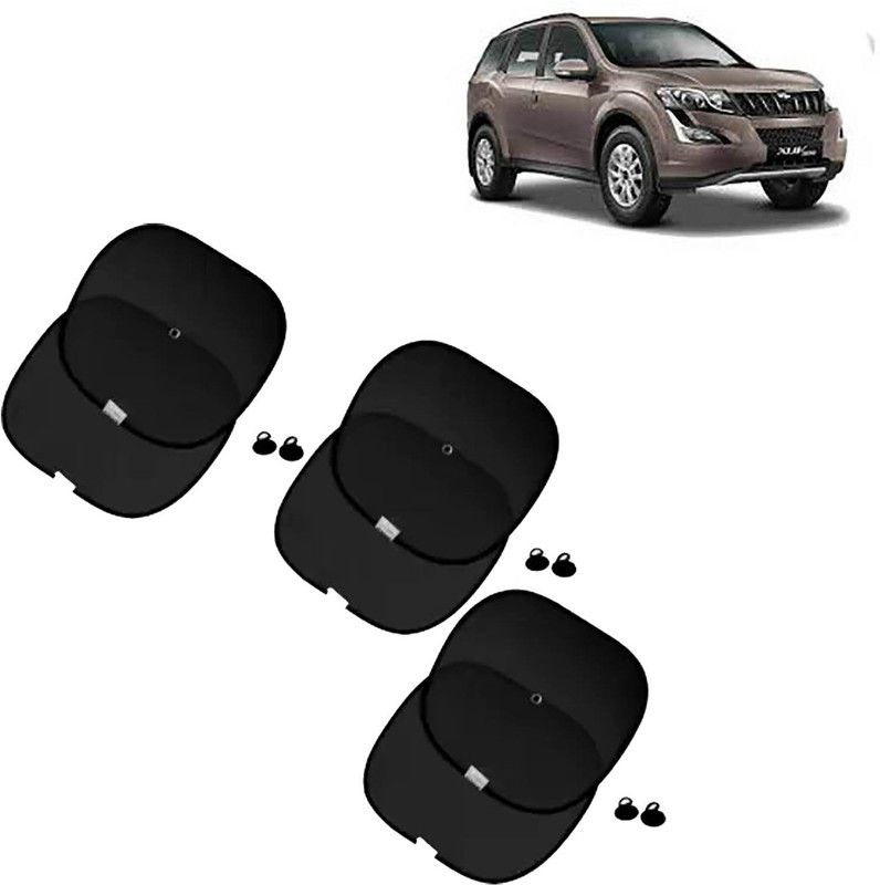 aksmit Side Window Sun Shade For Mahindra XUV 500  (Black)