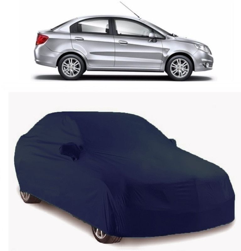 Gargi Traders Car Cover For Chevrolet Sail (With Mirror Pockets)  (Blue)