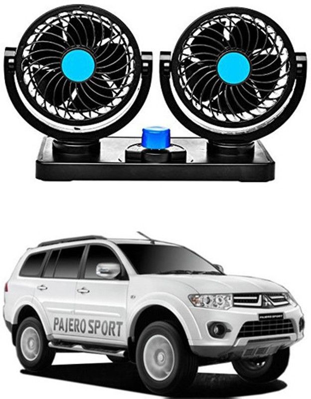 RKPSP 360 Degree Car Fan - 12V,Dual Head Fans,Car dashboard fan For Pajero Car Interior Fan  (12 V)