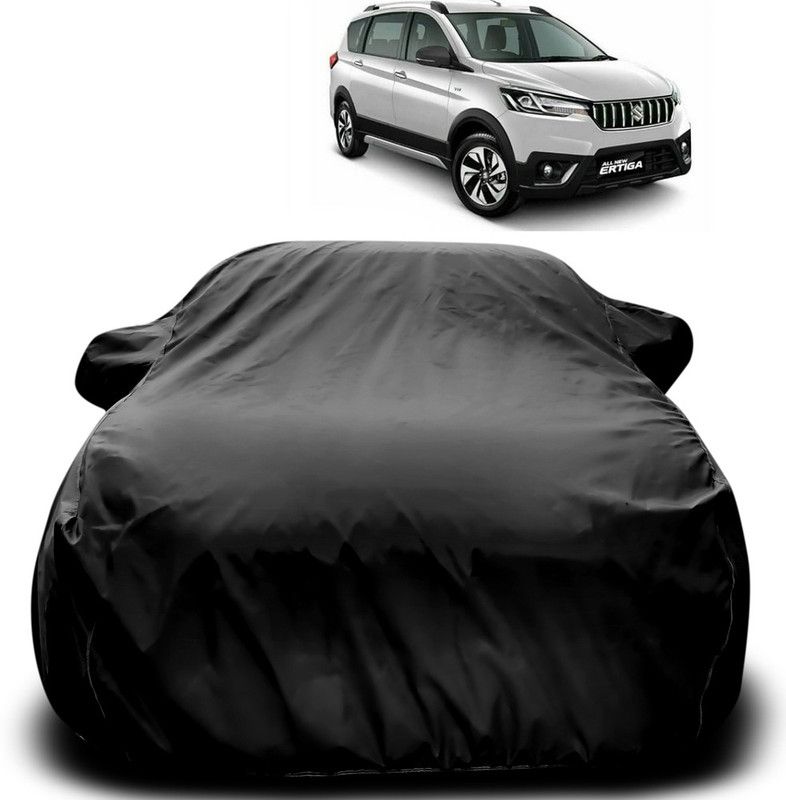 Purpleheart Car Cover For Maruti Suzuki Ertiga (With Mirror Pockets)  (Black)