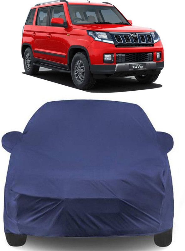 Genipap Car Cover For Mahindra TUV300 Facelift (With Mirror Pockets)  (Blue)