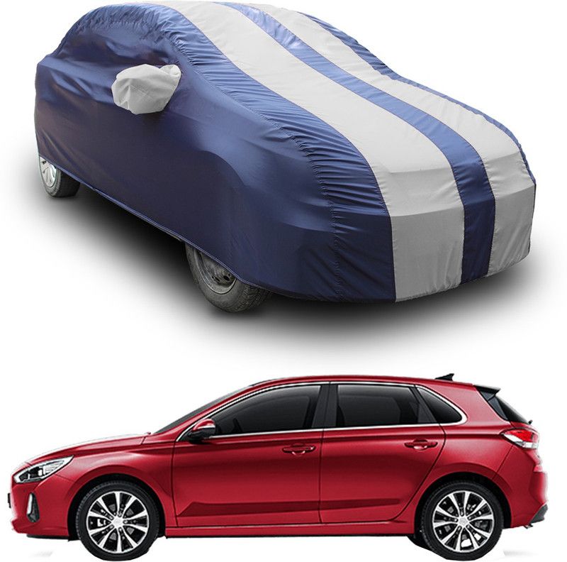 SS FOR YOUR SMART NEEDS Car Cover For Hyundai i20 (With Mirror Pockets)  (White, Blue, For 2020 Models)