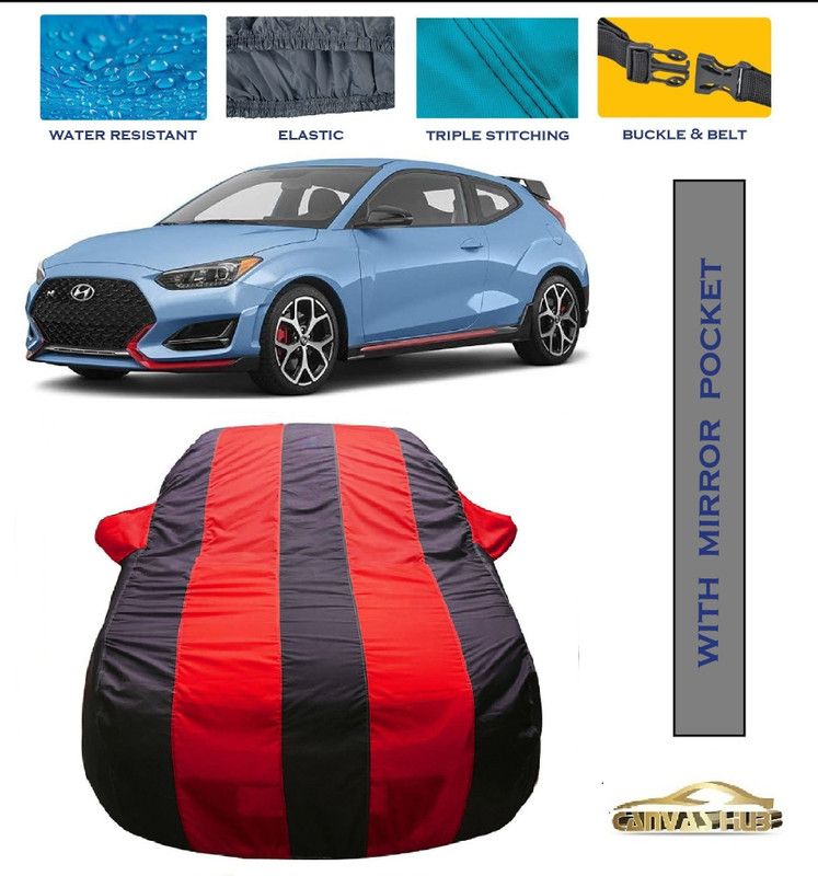 CANVAS HUB Car Cover For Maruti Suzuki WagonR Electric Vehicle (With Mirror Pockets)  (Red, Blue)
