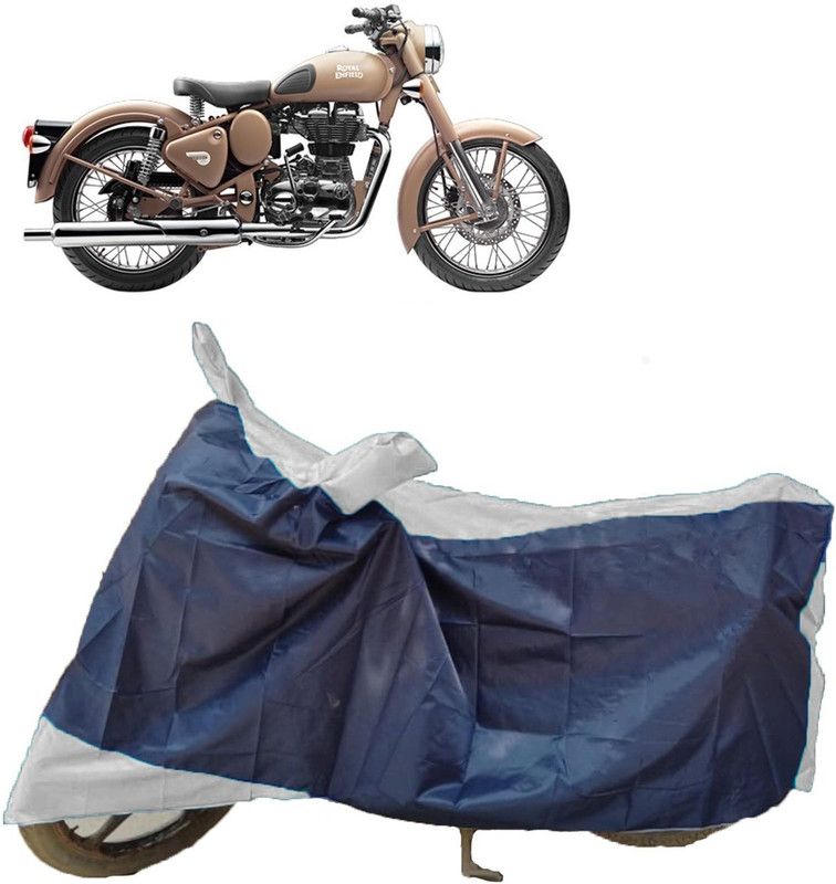 DIGGU Two Wheeler Cover for Royal Enfield  (Classic Desert Storm, Multicolor)