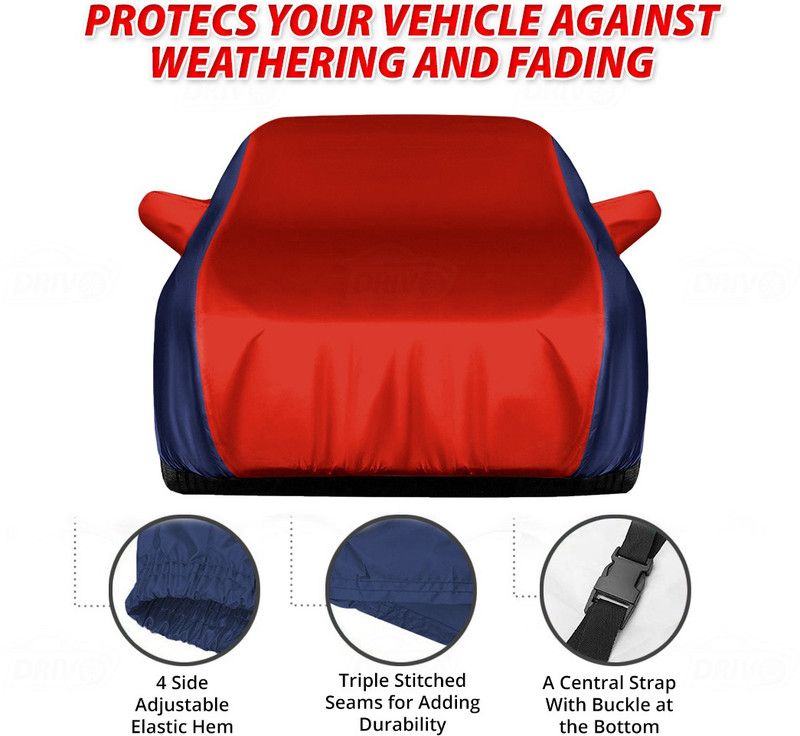 THE REAL ARV Car Cover For Chevrolet Captiva (With Mirror Pockets)  (Blue, Red)