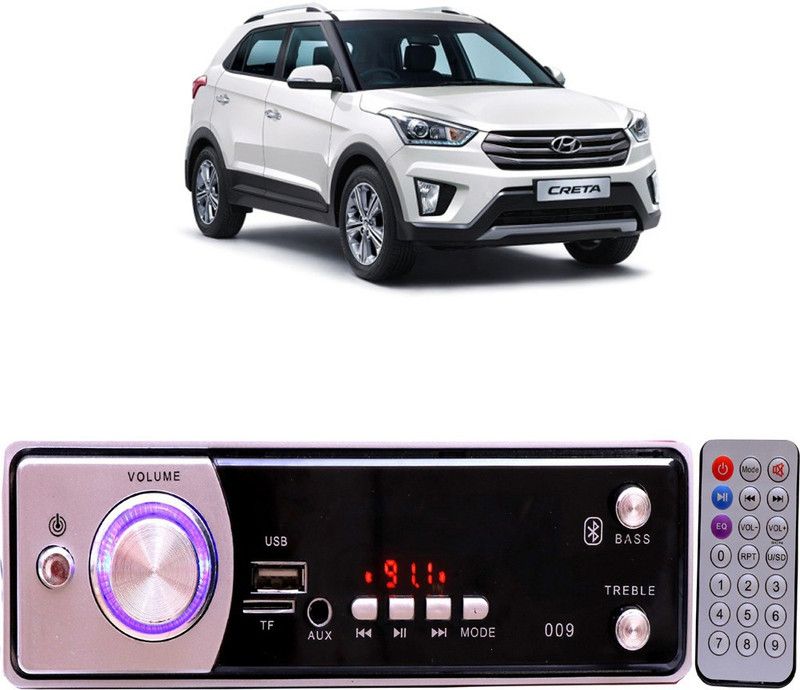 Genipap Silver009 BLUETOOTH/USB/SD/AUX/FM/MP3 Car Stereo ( Single Din) -174 Car Stereo  (Single Din)