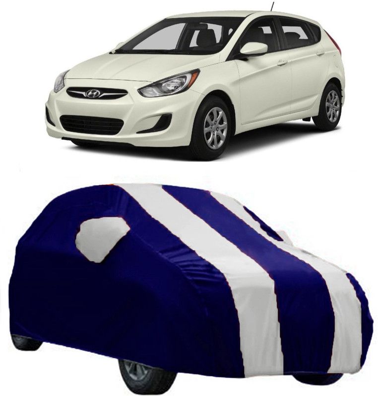 AutoKick Car Cover For Hyundai Accent (With Mirror Pockets)  (Multicolor)