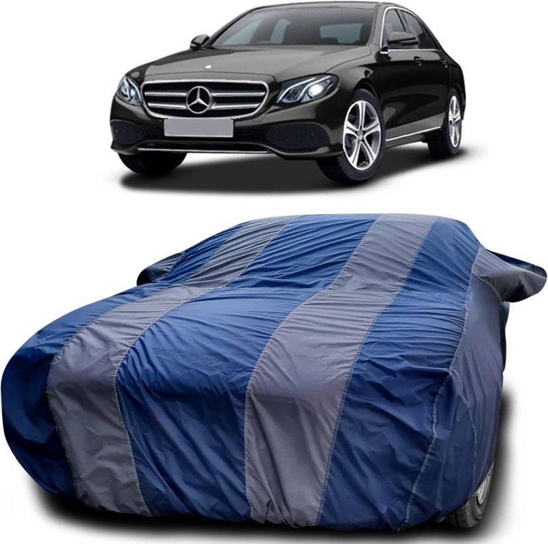 Ascension Car Cover For Mercedes Benz E220 (With Mirror Pockets)  (Blue, Grey)