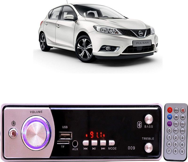 Genipap Silver009 BLUETOOTH/USB/SD/AUX/FM/MP3 Car Stereo ( Single Din) -448 Car Stereo  (Single Din)