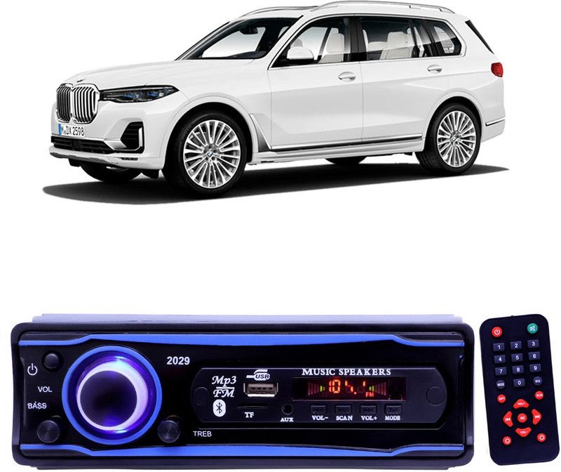 YUNEIK Blue Stereo-999 BLUETOOTH/USB/SD/AUX/FM/MP3 (BLUE & Black)Y-079 Car Stereo  (Single Din)