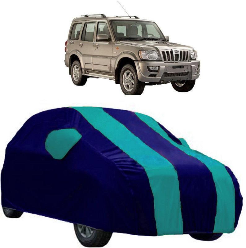 AutoRock Car Cover For Mahindra XUV 500 (With Mirror Pockets)  (Blue)