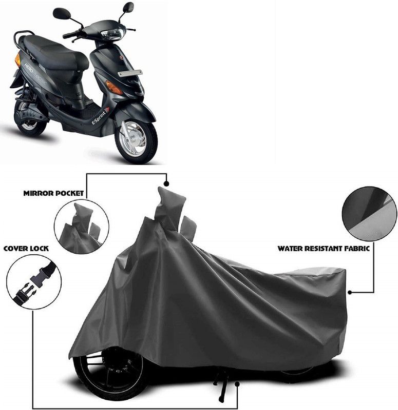 Autoprime Two Wheeler Cover for Hero  (E Sprint, Grey)