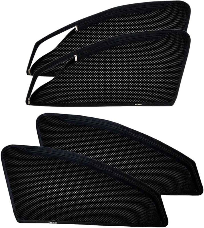 Casotec Rear Window, Side Window Sun Shade For Ford Figo  (Black)