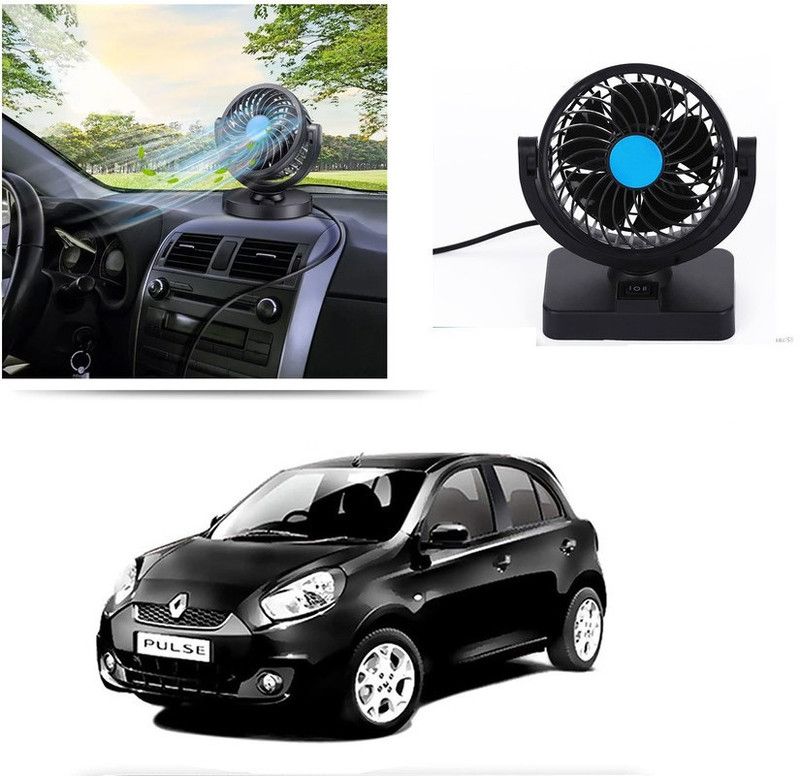 Atoray Car Fan 12V 360 Degree Rotatable Signal Head Car Interior Fan for Renault Pulse Car Interior Fan  (12 V)