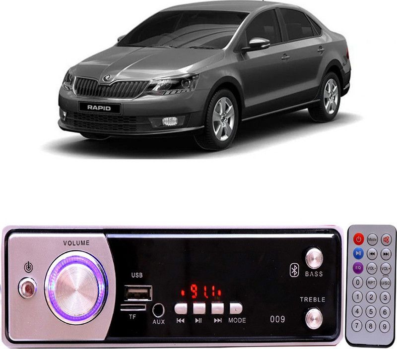 JBRIDERZ Silver009 BLUETOOTH/USB/SD/AUX/FM/MP3 Car Stereo ( Single Din) E-493 Car Stereo  (Single Din)
