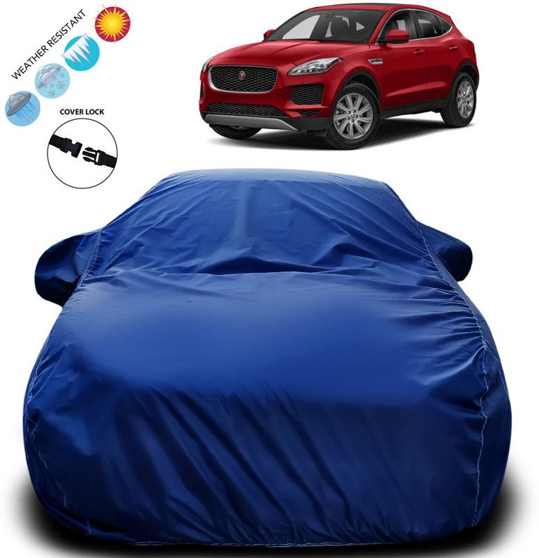 Purpleheart Car Cover For Jaguar E-Pace (With Mirror Pockets)  (Blue)
