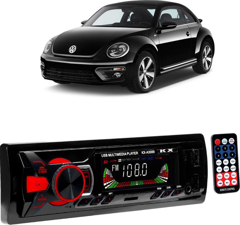 JBRIDERZ Boom Master A3000 with AUX/Bluetooth/USB/ MP3 JB-546 Car Stereo  (Single Din)