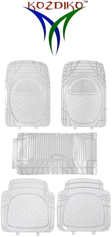 KOZDIKO Rubber, PVC (Polyvinyl Chloride) Standard Mat For Renault Lodgy  (White)