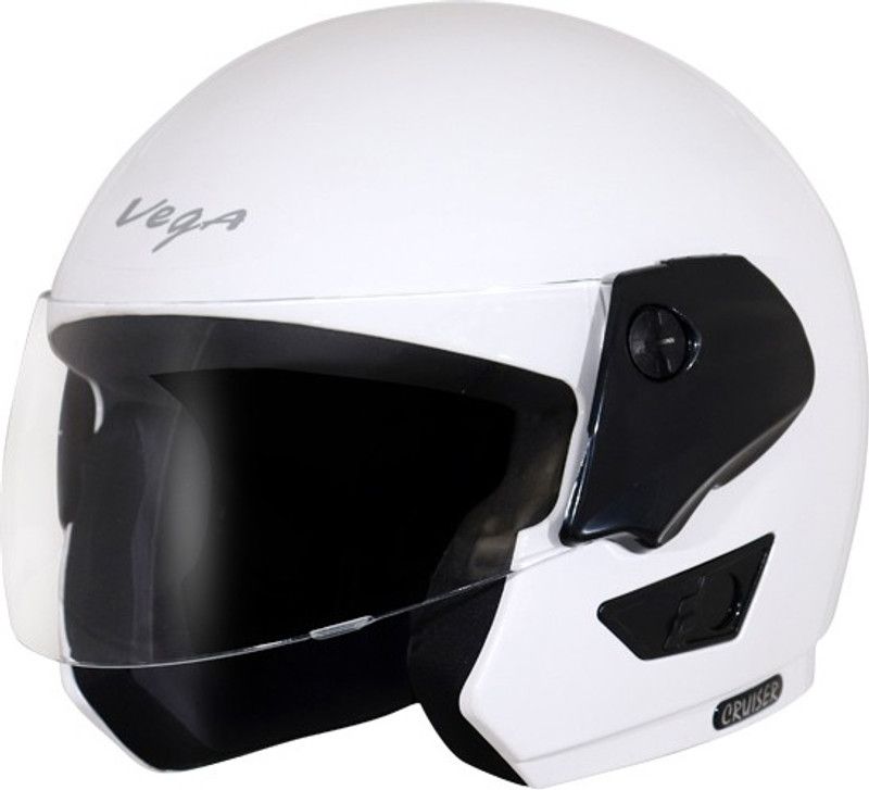 VEGA Cruiser Motorbike Helmet  (White)