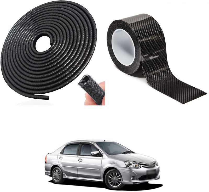 PROEDITION Rubber Seal Protector U Shape Edge Trim Car Door Edge 3076 Car Beading Roll For Door, Bumper  (5 m)