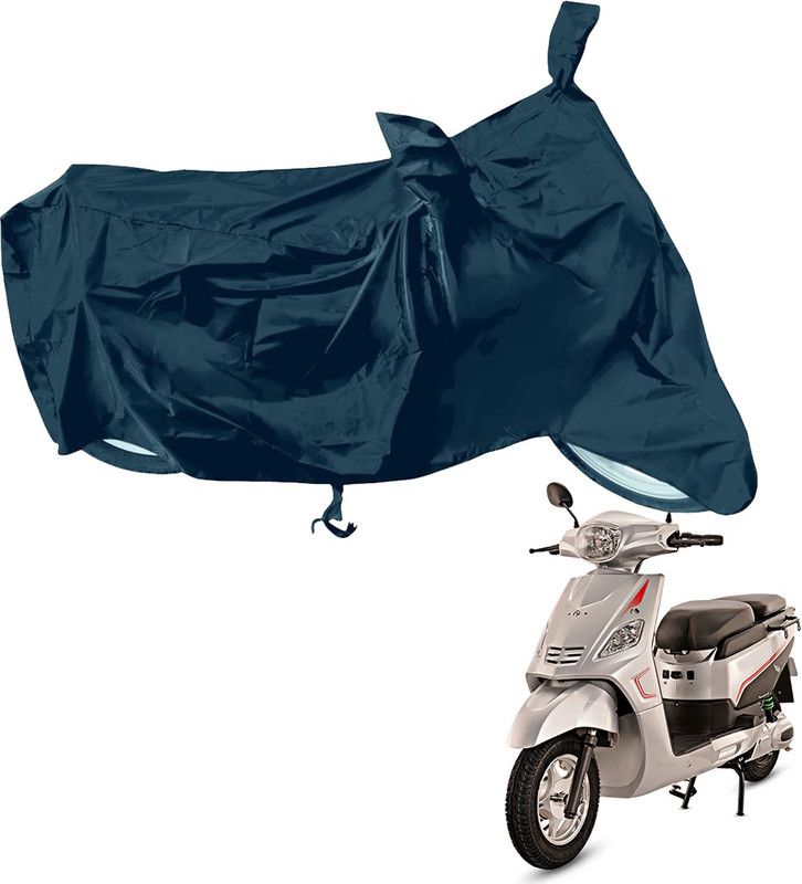 RiderShine Waterproof Two Wheeler Cover for Hero  (Electric NYX BS6, Black)