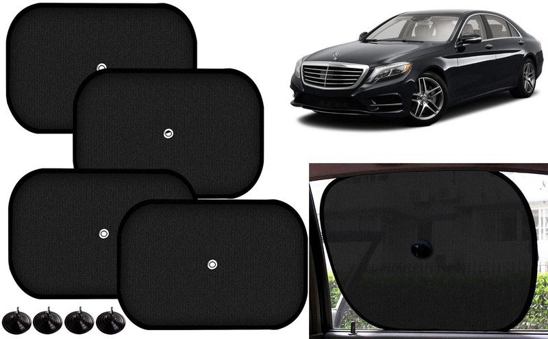 Auto Kite Side Window Sun Shade For Mercedes Benz S500  (Black)