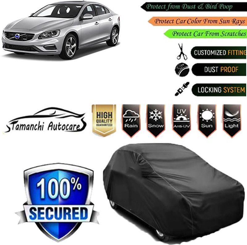 Tamanchi Autocare Car Cover For Volvo New S60  (Black)