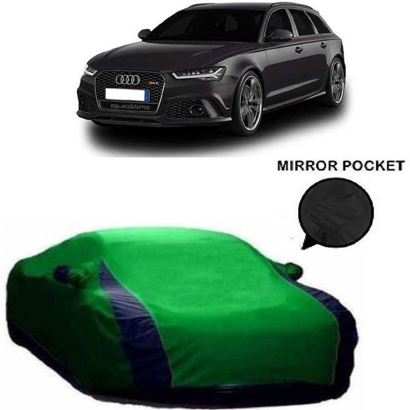 Ascension Car Cover For Audi RS6 (With Mirror Pockets)  (Green, Blue)