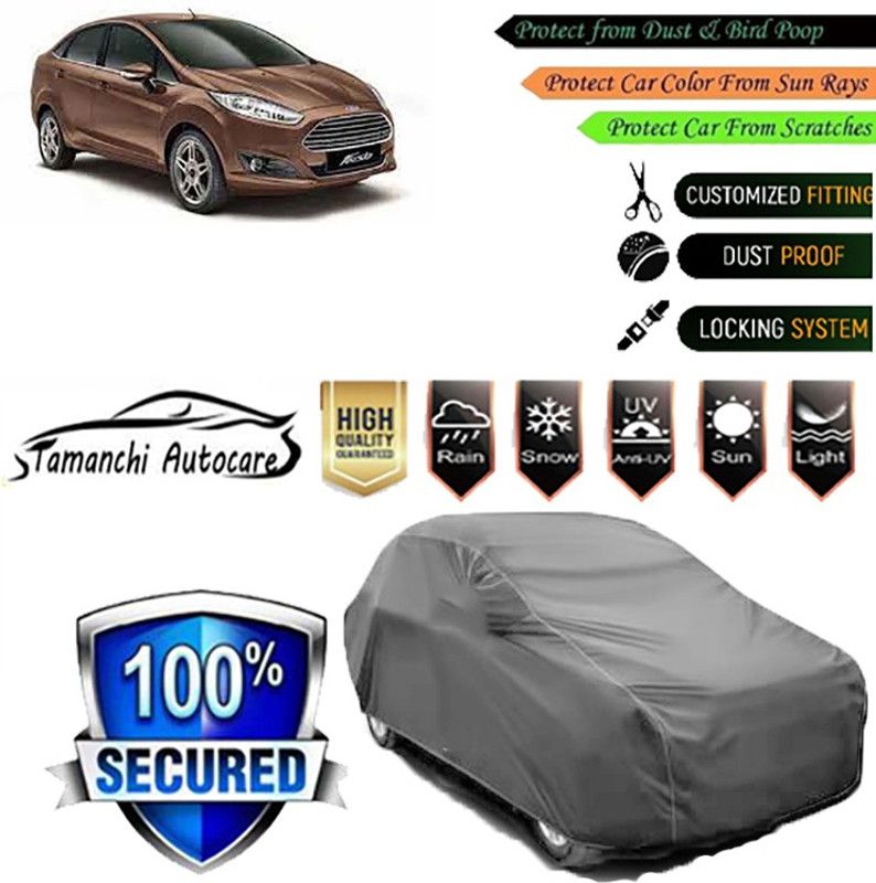 Tamanchi Autocare Car Cover For Ford Fiesta  (Grey)