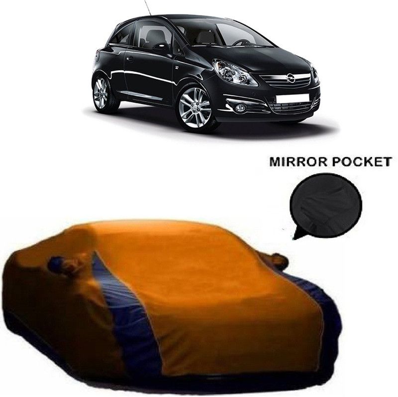 Ascension Car Cover For Opel Corsa (With Mirror Pockets)  (Orange)