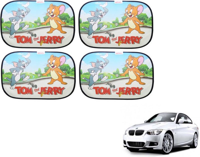 MOCKHE Side Window Sun Shade For BMW 320D  (Multicolor)